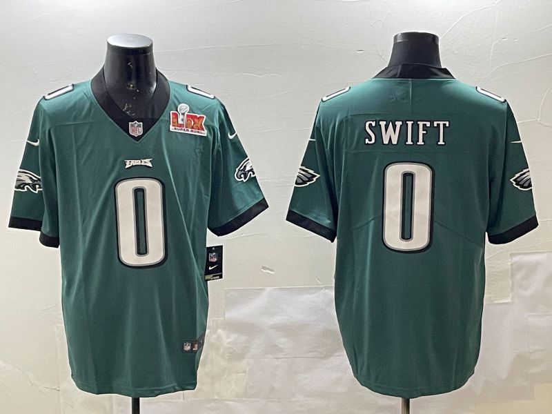 Men Philadelphia Eagles #0 Swift Green Second generations 2025 Nike Vapor Limited NFL Jersey style 2093->philadelphia eagles->NFL Jersey